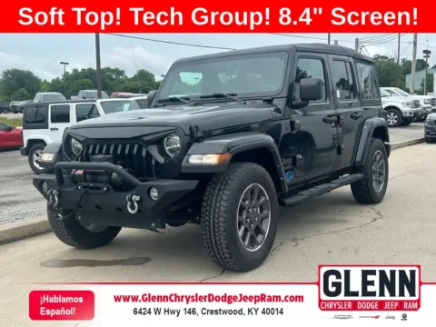 Black 2021 Jeep Wrangler Unlimited Sport S for sale in Crestwood, KY