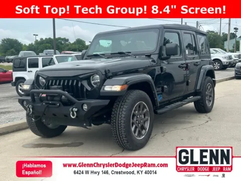 Black 2021 Jeep Wrangler Unlimited Sport S for sale in Crestwood, KY