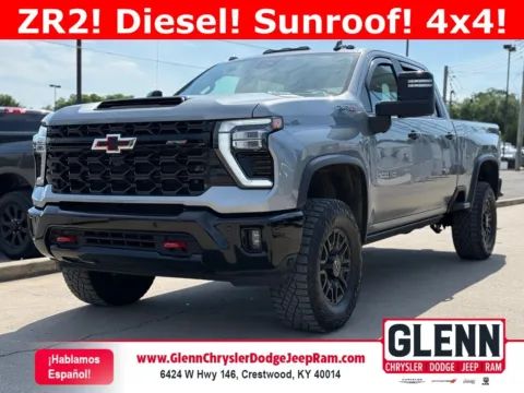 Gray 2025 Chevrolet Silverado 2500HD ZR2 for sale in Crestwood, KY