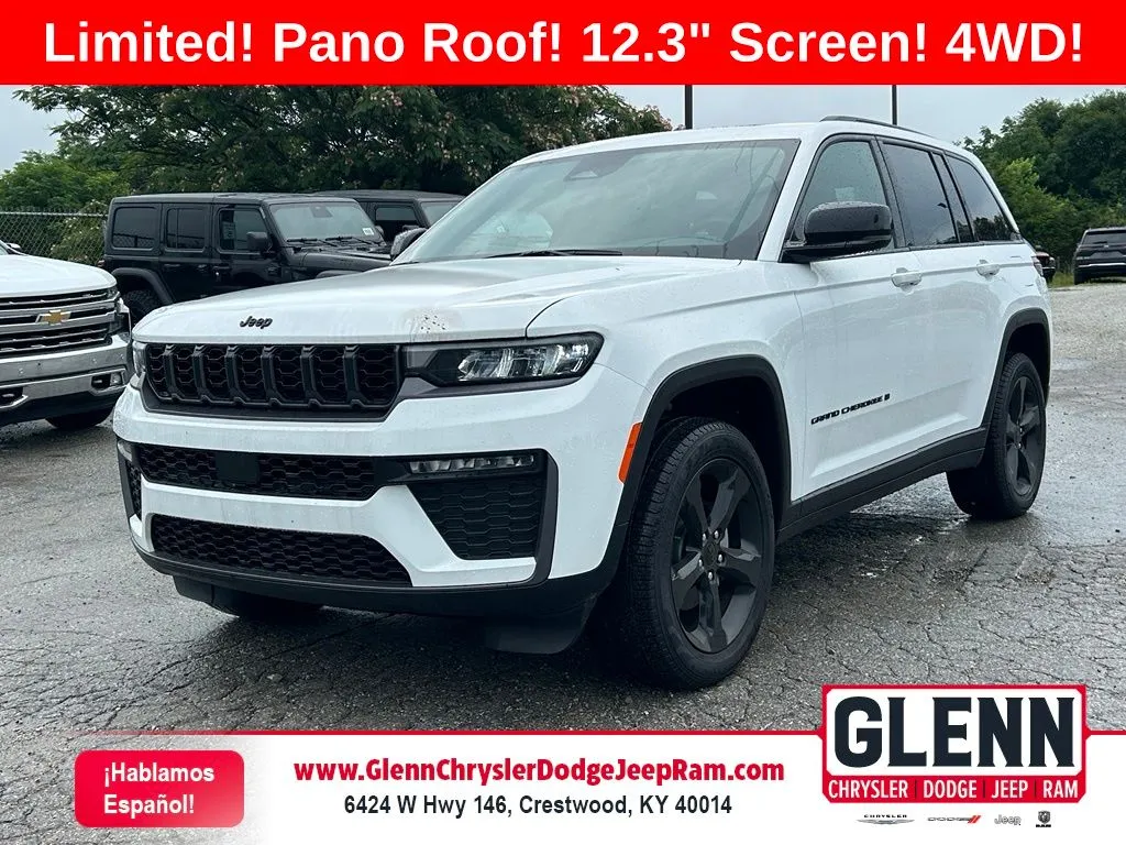 White 2026 Jeep Grand Cherokee Limited for sale in Crestwood, KY