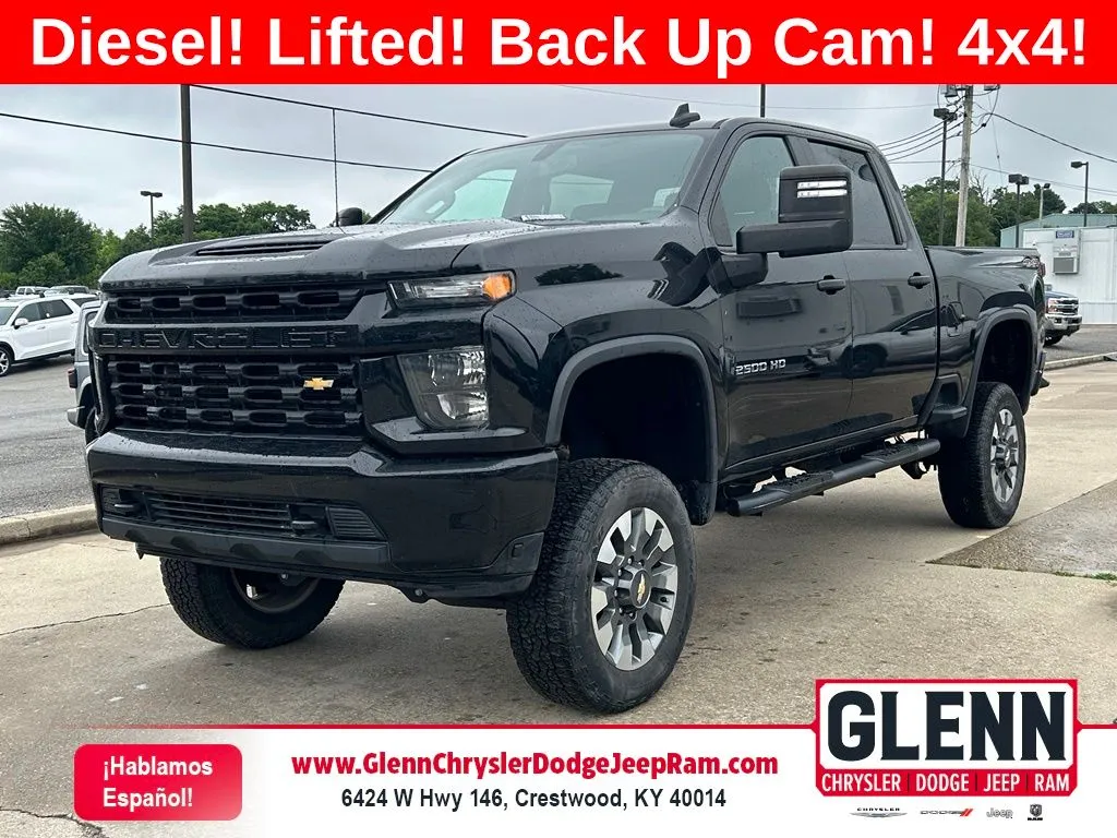 Black 2022 Chevrolet Silverado 2500 HD Custom for sale in Crestwood, KY