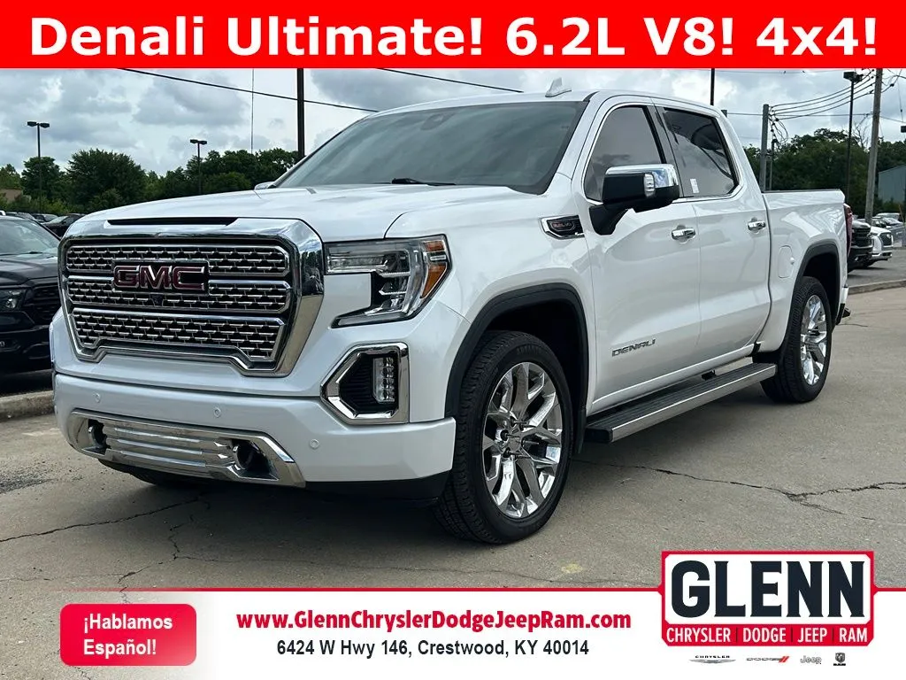 White 2019 GMC Sierra 1500 Denali for sale in Crestwood, KY