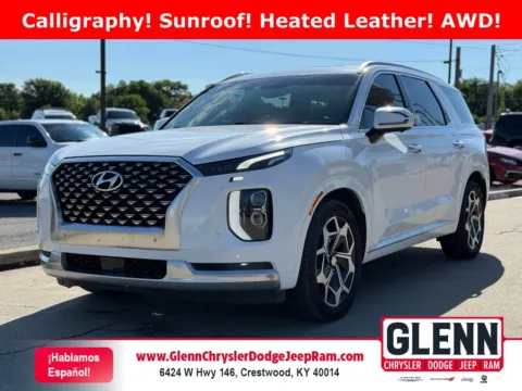 White 2021 Hyundai Palisade Calligraphy for sale in Crestwood, KY