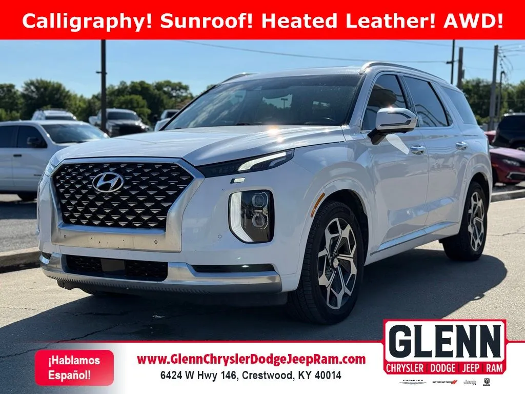 White 2021 Hyundai Palisade Calligraphy for sale in Crestwood, KY