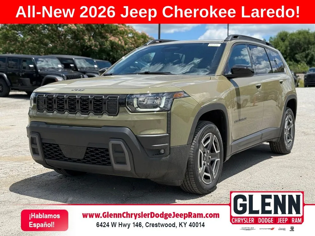 Green 2026 Jeep Cherokee Laredo for sale in Crestwood, KY