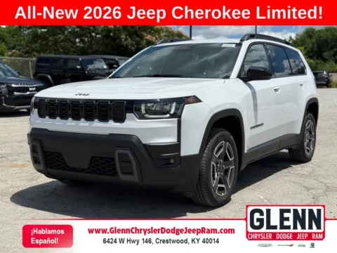 White 2026 Jeep Cherokee Limited for sale in Crestwood, KY