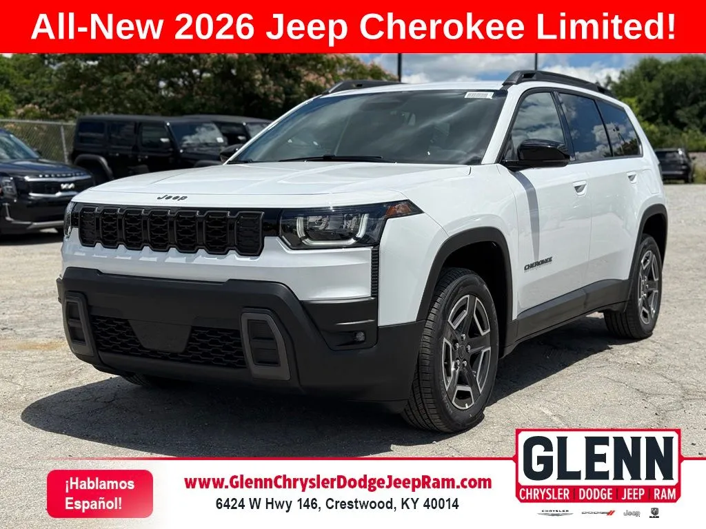 White 2026 Jeep Cherokee Limited for sale in Crestwood, KY