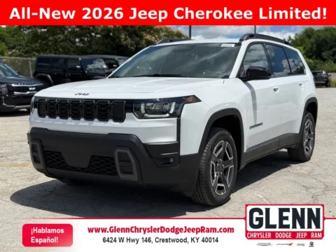White 2026 Jeep Cherokee Limited for sale in Crestwood, KY