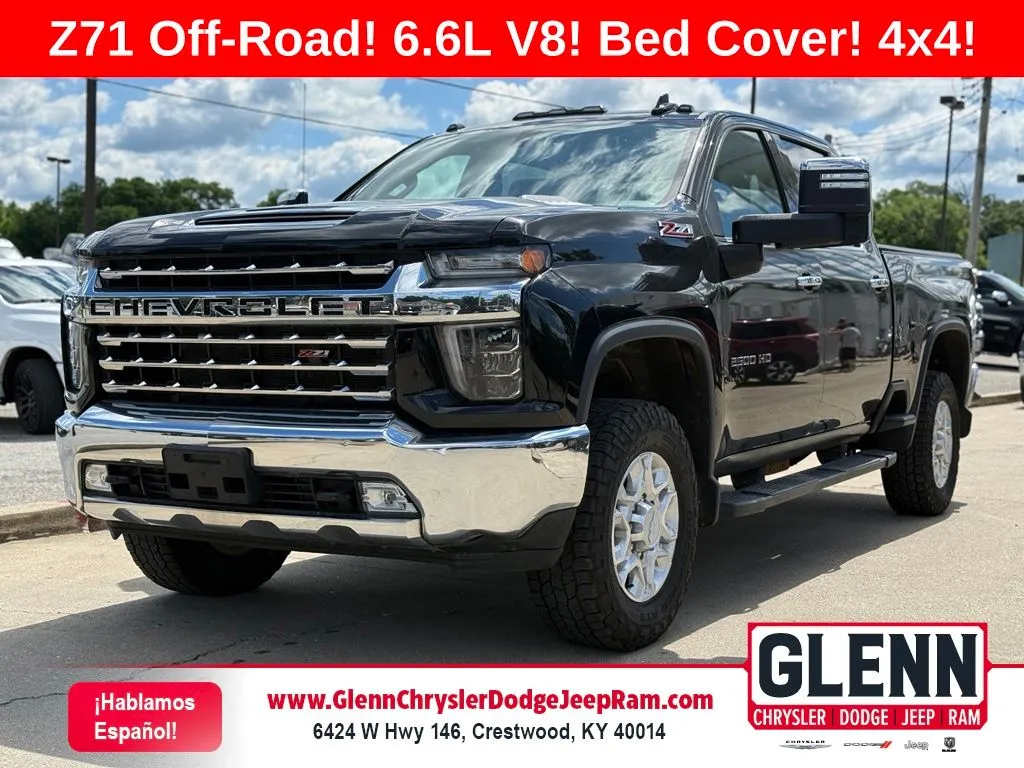Black 2020 Chevrolet Silverado 2500 HD LTZ for sale in Crestwood, KY