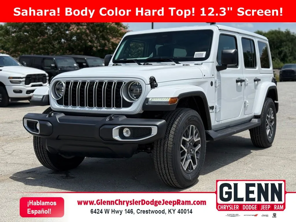 White 2026 Jeep Wrangler Sahara for sale in Crestwood, KY