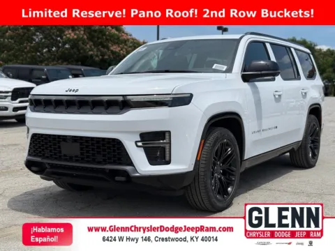 White 2026 Jeep Grand Wagoneer Limited Reserve for sale in Crestwood, KY