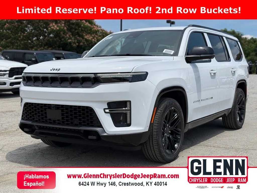 White 2026 Jeep Grand Wagoneer Limited Reserve for sale in Crestwood, KY