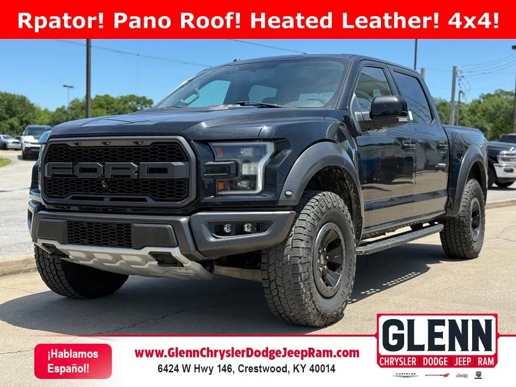 Black 2017 Ford F-150 Raptor for sale in Crestwood, KY
