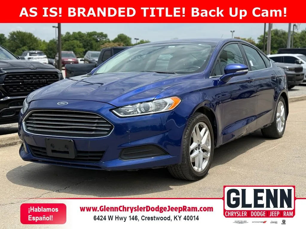 Blue 2016 Ford Fusion SE for sale in Crestwood, KY