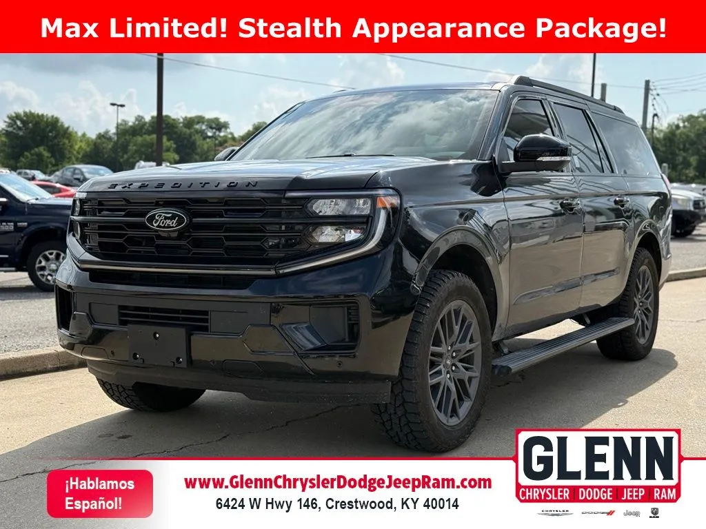 Black 2025 Ford Expedition Max Platinum for sale in Crestwood, KY