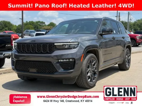 Gray 2024 Jeep Grand Cherokee Summit for sale in Crestwood, KY