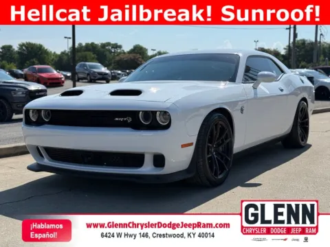 White 2023 Dodge Challenger SRT Hellcat Jailbreak for sale in Crestwood, KY