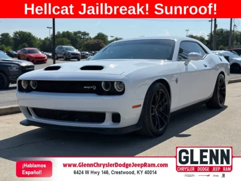 White 2023 Dodge Challenger SRT Hellcat Jailbreak for sale in Crestwood, KY