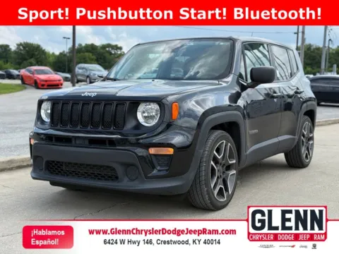Black 2021 Jeep Renegade Sport for sale in Crestwood, KY