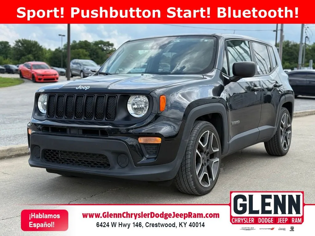 Black 2021 Jeep Renegade Sport for sale in Crestwood, KY