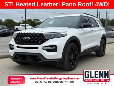 White 2023 Ford Explorer ST for sale in Crestwood, KY