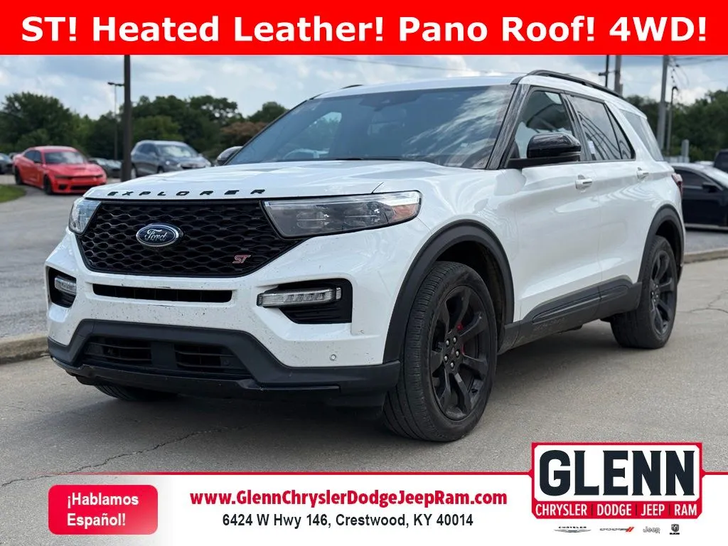 White 2023 Ford Explorer ST for sale in Crestwood, KY