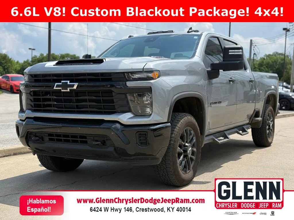 Gray 2026 Chevrolet Silverado 2500HD Custom for sale in Crestwood, KY