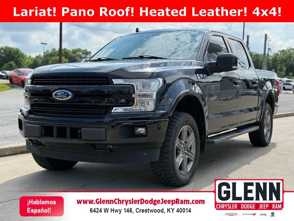 Black 2020 Ford F-150 Lariat for sale in Crestwood, KY