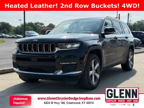 Black 2022 Jeep Grand Cherokee L Limited for sale in Crestwood, KY
