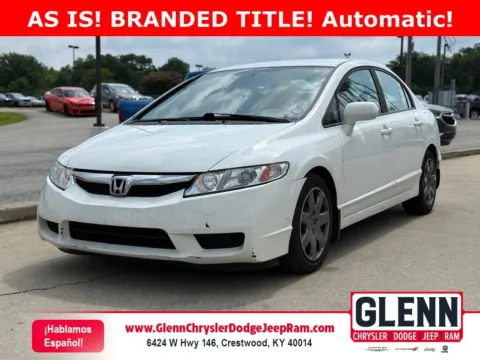White 2010 Honda Civic LX for sale in Crestwood, KY