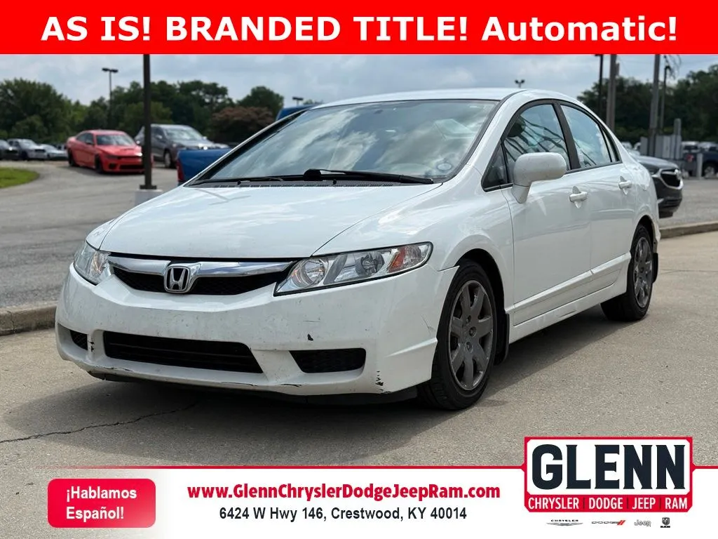 White 2010 Honda Civic LX for sale in Crestwood, KY
