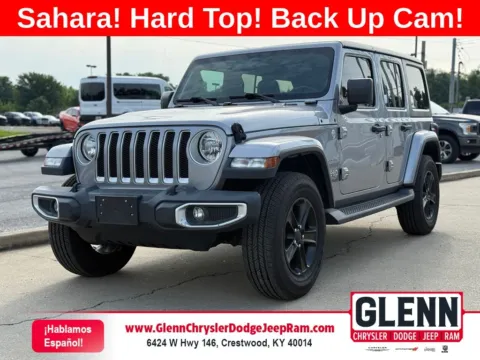 Silver 2020 Jeep Wrangler Unlimited Sahara for sale in Crestwood, KY
