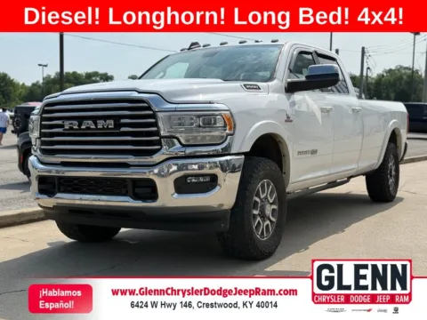 White 2019 Ram 3500 Laramie Longhorn for sale in Crestwood, KY