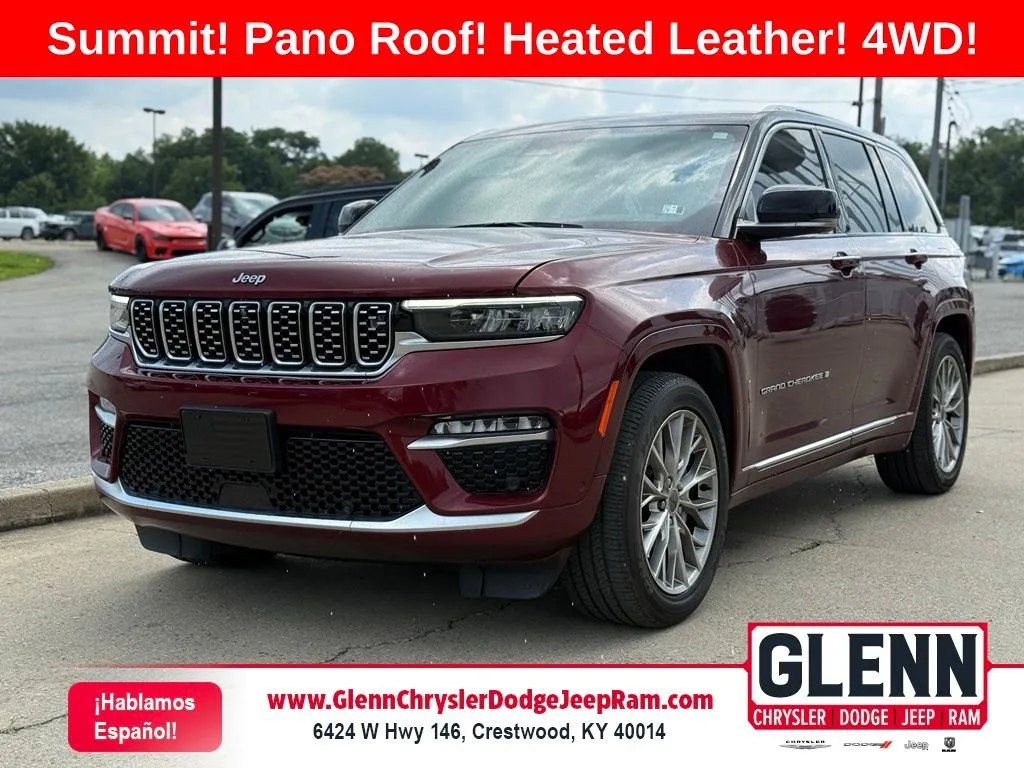 Red 2022 Jeep Grand Cherokee Summit for sale in Crestwood, KY