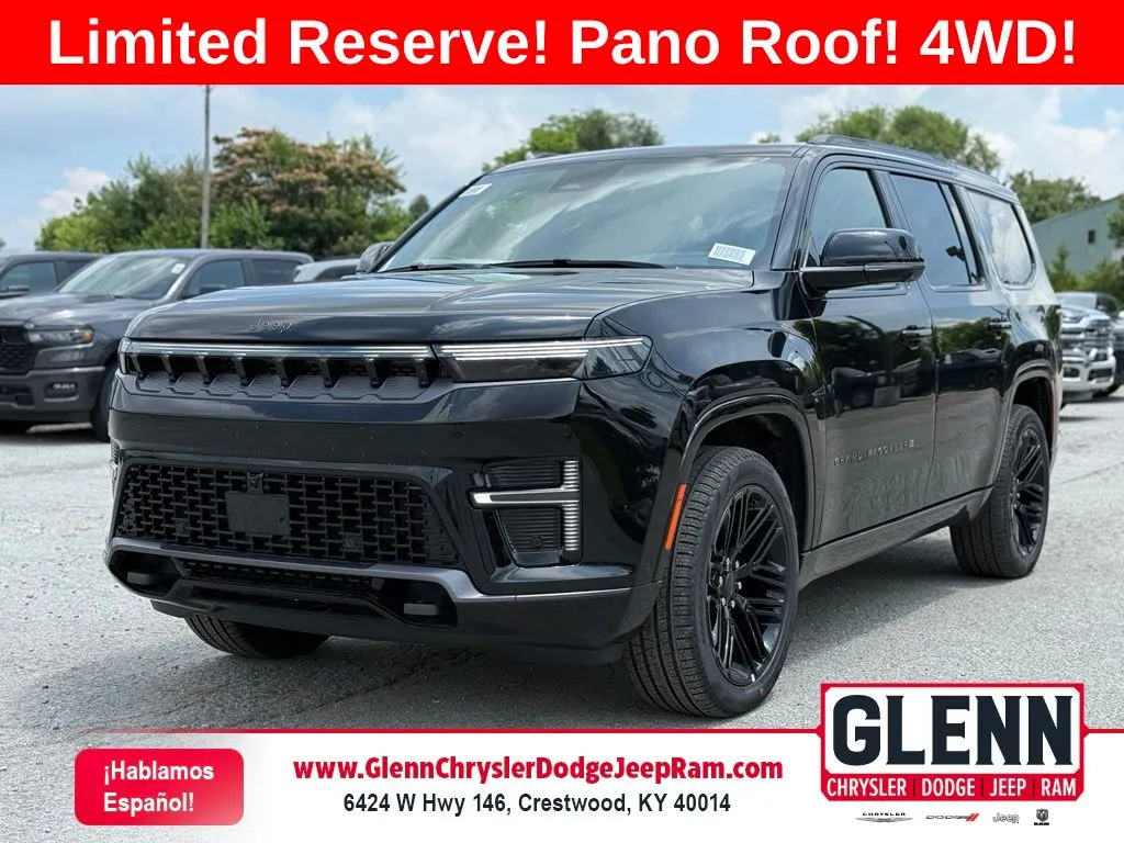 Black 2026 Jeep Grand Wagoneer Limited Reserve for sale in Crestwood, KY