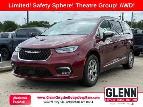 Red 2023 Chrysler Pacifica Limited for sale in Crestwood, KY