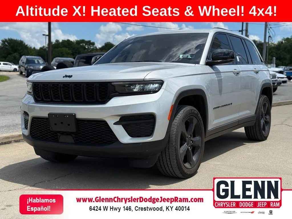 Silver 2023 Jeep Grand Cherokee Altitude X for sale in Crestwood, KY