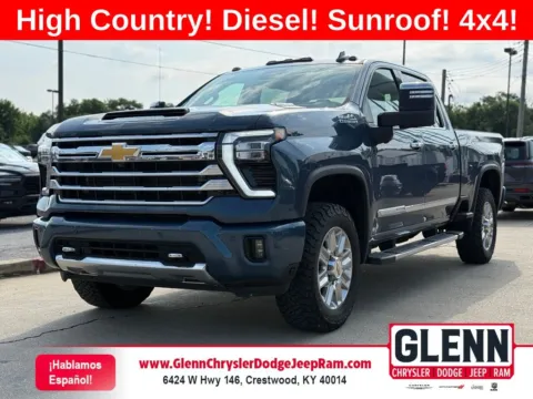 Blue 2025 Chevrolet Silverado 2500 HD High Country for sale in Crestwood, KY