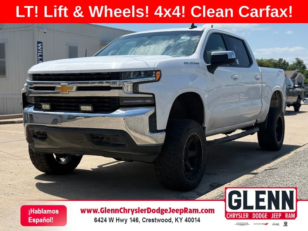 White 2021 Chevrolet Silverado 1500 LT for sale in Crestwood, KY