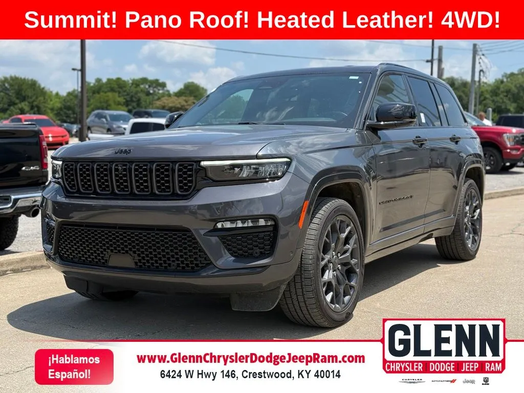 Gray 2024 Jeep Grand Cherokee Summit for sale in Crestwood, KY