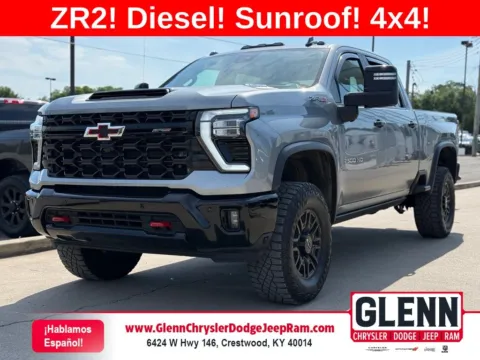 Gray 2025 Chevrolet Silverado 2500 HD ZR2 for sale in Crestwood, KY
