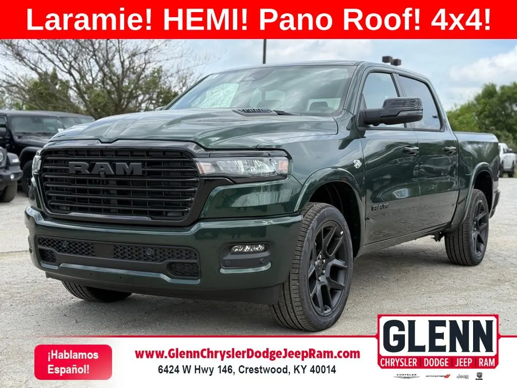 Green 2026 Ram 1500 Laramie for sale in Crestwood, KY