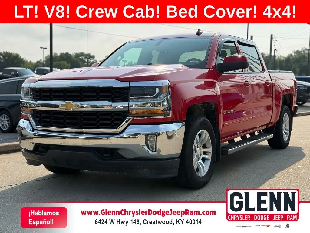 Red 2018 Chevrolet Silverado 1500 LT for sale in Crestwood, KY