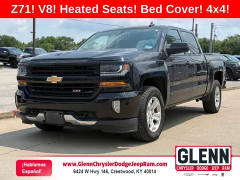 Black 2018 Chevrolet Silverado 1500 LT for sale in Crestwood, KY