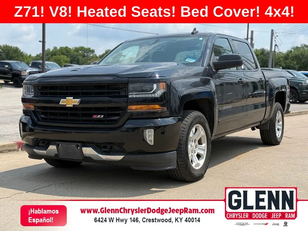Black 2018 Chevrolet Silverado 1500 LT for sale in Crestwood, KY