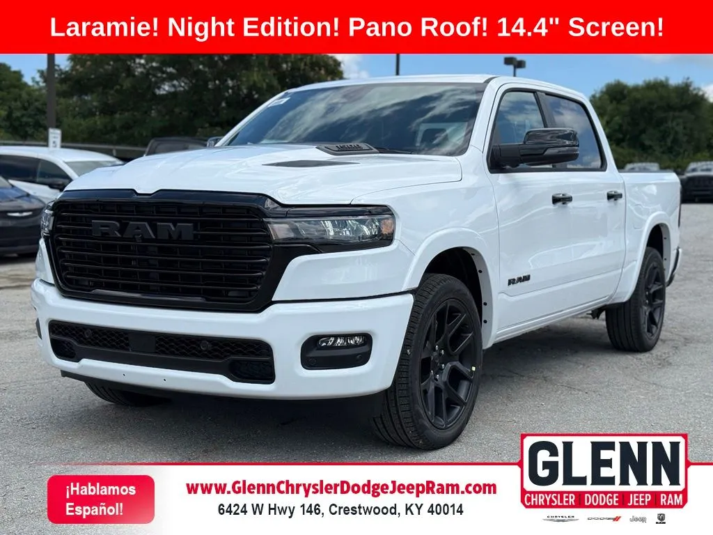 White 2026 Ram 1500 Laramie for sale in Crestwood, KY