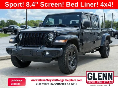 Black 2021 Jeep Gladiator Sport for sale in Crestwood, KY