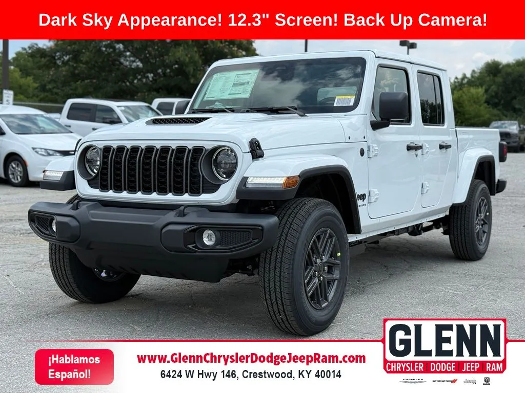 White 2026 Jeep Gladiator Sport S for sale in Crestwood, KY