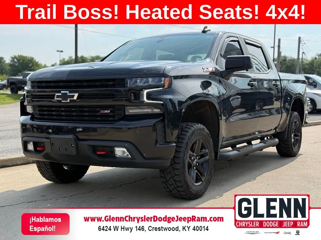 Black 2022 Chevrolet Silverado 1500 LTD LT Trail Boss for sale in Crestwood, KY
