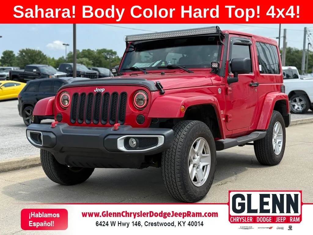 Red 2012 Jeep Wrangler Sahara for sale in Crestwood, KY